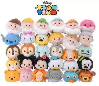 Lots Of New Disney TSUM TSUM Mini Soft Plush Toys Dolls Screen Cleaners 3.5 /9cm • £4.79