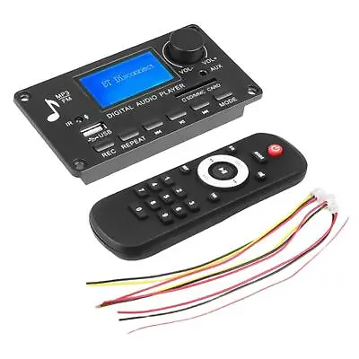 Audio Module USB TF USB FM Car Radio 12V Player Bluetooth MP3 Decoder Board • £13.80