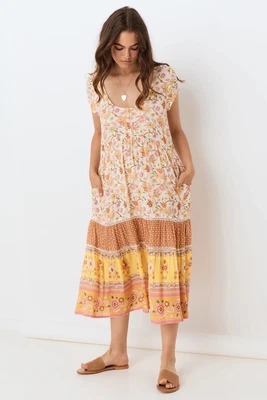 $100 • Buy Spell And The Gypsy Portobello Midi Dress Medium