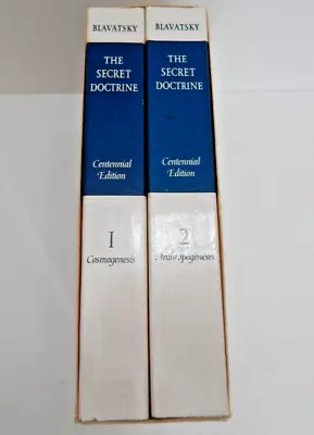 The Secret Doctrine H.P. Blavatsky Volumes 1 And 2 1988 Paperback • $42.45