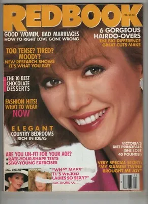 Redbook Magazine Victoria Principal Joan Collins February 1987 100521nonr • $14.65