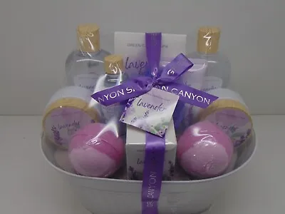 Green Canyon Spa Lavender Bath Gift Set  12 Pc Set • $28.99