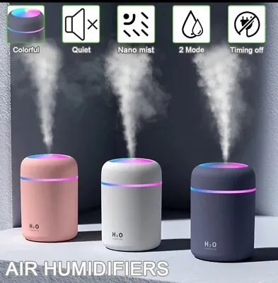 Aroma Humidifier Essential Oil Diffuser Grain Ultrasonic Air LED Aromatherapy US • $8.80