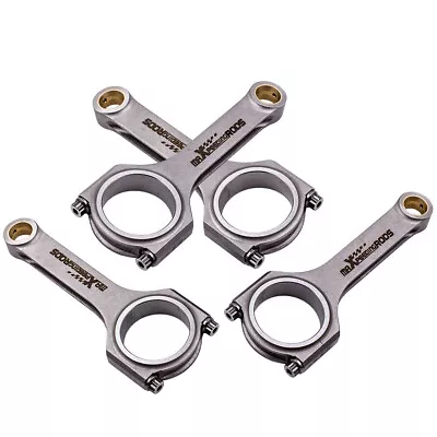 Forged H-Beam Connecting Rods ARP Fit For VW Passat Golf Gti 1.8T 225 2.0 19mm • $377