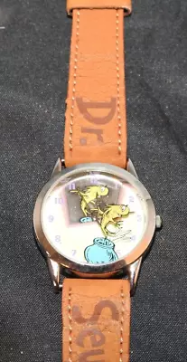 Wrist Watch Dr. Seuss One Fish Two Fish... 1997 Runs • $24