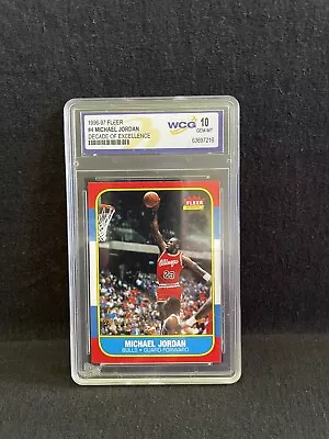 Michael Jordan Fleer Decade Of Excellence Rookie Card #4 Gem-Mint • $29.90