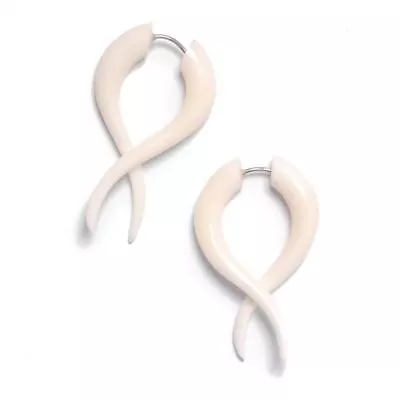 £19.82 • Buy Fake Ear Stretcher Earrings Bone Twisted Tribal Cheater Tapers - 81stgeneration