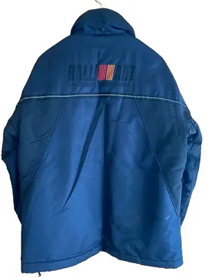 Ralliart Mitsubishi Motors Sports Jacket Size M Black Vintage WRC World Rally • $189