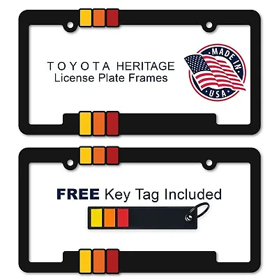 $12.95 • Buy Toyota-Retro-Style-License-Plate-Frame-TRD-Offroad-Tacoma-FJ-Cruiser-4x4