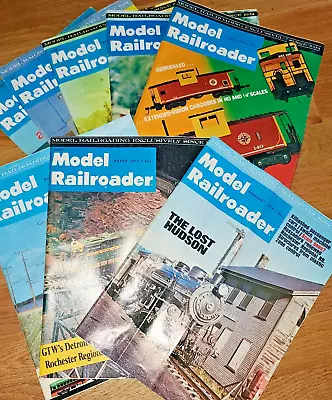 Model Railroader Magazines (8) February - December 1974 Lot Of 8 • $8.95