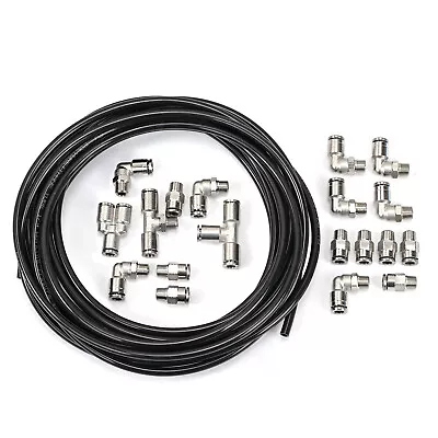 $64.80 • Buy Push Lock Quick Connect Vacuum Boost Control Fitting Kit For Turbo 1/8  NPT US