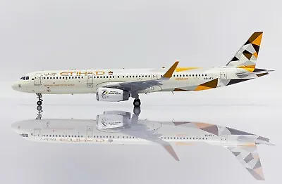 JC Wings 1:200 Etihad Airways Airbus A321-200S A6-AEJ Diecast Model Aircraft • $169.95