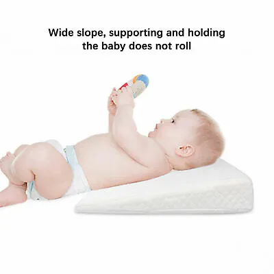£11.99 • Buy Baby Wedge Pillow Anti Reflux Colic Cushion For Pram Crib Cot Bed Flat Foam UK