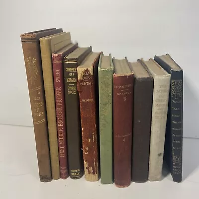 Lot Of 10 Miniature Antique Books • $120