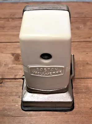 Vintage Boston Vacumette Mechanical Pencil Sharpener Collectible Old School • $16.99