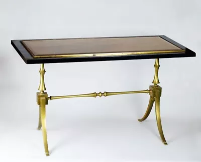 Brass And Glass Table Coffee In The Style Of Maison Jansen • $3000