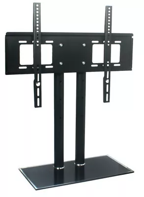 For Panasonic TH37PX70B Table Top High Gloss Glass TV Stand Black • £54.99