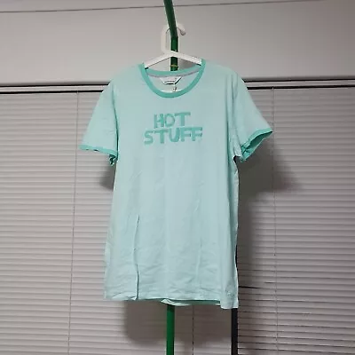 Peter Alexander Hot Stuff Womens Pyjama Top Tshirt  Green Size XL  • $27