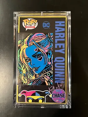 Harley Quinn Custom Blacklight Funko Pop! #371- Window Art By MCC🔥 • £192.84