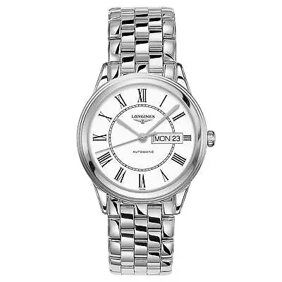 Longines Men's Watch Flagship Automatic White Dial Stainless Bracelet L48994216 • $816.73