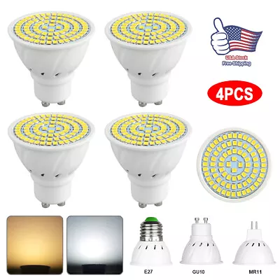 4Pcs 7W E27/GU10/MR16 LED Bulb Spotlight 2835 80 SMD Lamps Bright 110V Light Cup • $9.99