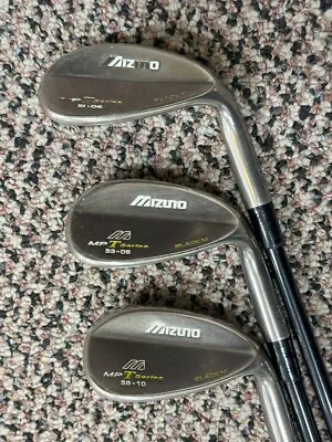 Mizuno MPT Series Wedge Set 51-53-58 Attack Lite R Flex Shafts Master Wrap Grips • $159.99