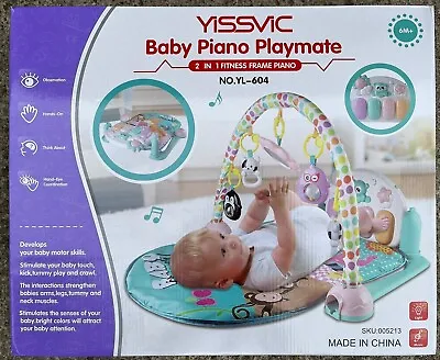 £24.89 • Buy YISSVIC Baby Play Mat Toddler Kick+Play Piano Gym Activity Centre Lights+Music