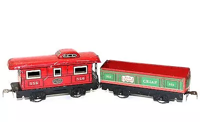 Mar Toys Metal Train Cars 556 New York Central Lines & 552 Rock Island C.r.i & P • $16.99