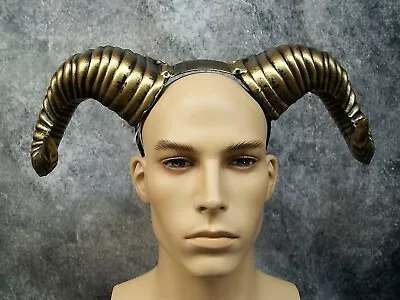 Gold Ram Horns Pan Minotaur Goat Fantasy Mythical Golden Fleece BigHorn Sheep • $15.99