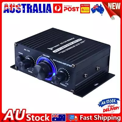 AK-170 HiFi Stereo Audio Power Amplifier 200W+200W Dual Channel Power Amplifier • $16.29