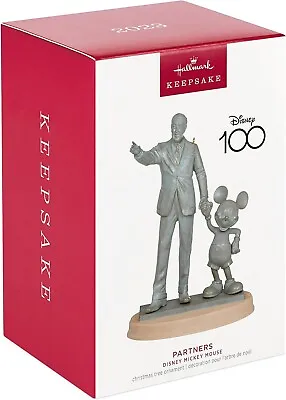 2023 Disney 100 Partners Walt Disney Mickey Mouse Hallmark Ornament • $14.99