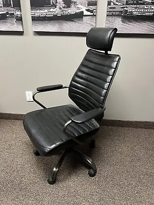 Vintage Style Leather Office Chair  • $198