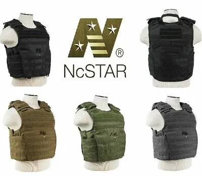 NcStar Heavy Duty Expert Ballistic Plate Carrier Vest MOLLE M-4XL Adjustable • $71.24