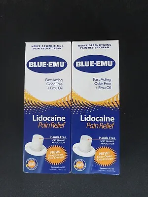 $20.99 • Buy 2-Blue Emu Pain Relief Cream Maximum Strength For Pain 2.7 Oz Lot Of 2!!