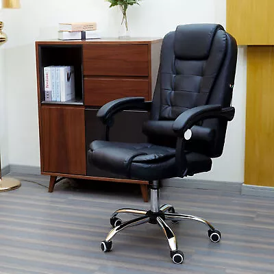 Ergonomic Reclining Massage Office Computer Chair Adjustable Swivel Gaming Chair • $97.02