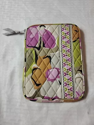 Vera Bradley E-Reader Sleeve Tablet Case Cover Portobello Road Quilted Zipper • $4.99