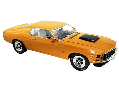 Acme 1:18th 1970 Ford Mustang Boss 429  Grabber Orange W/White Interior • $139.95