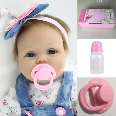 UK 22  Reborn Dolls Baby Vinyl Silicone Realistic Handmade Newborn Doll Gifts • £34.96