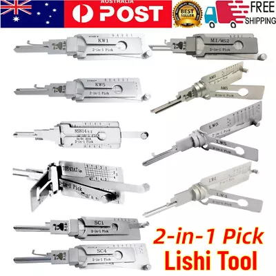 Original 2-in-1 Pick Lishi Tool KW1KW5SC4M1/MS2SC1AM5NSN14 LW5LW4TOY43A • $45.88