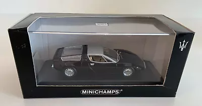 Minichamps 1:43 - Maserati Bora  1972 #400 123400 - Black • $55.95