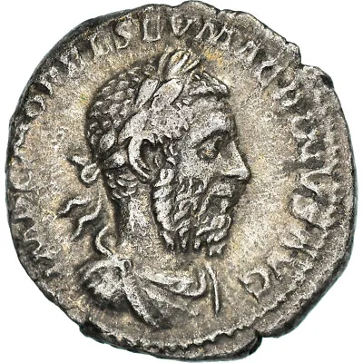 [#867499] Coin Macrinus Denarius 218 Roma EF Silver RIC:27 • $254.73