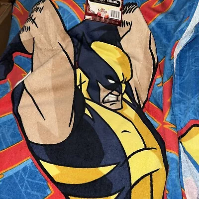 Beach Towel -Wolverine - X-Men  Long Towel  By MARVEL • $17.99