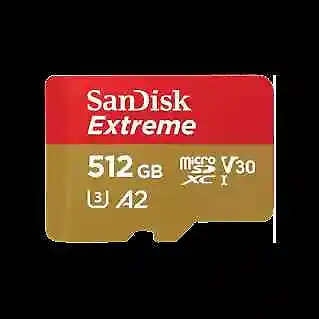 SanDisk 512GB Extreme MicroSDXC UHS-I Memory Card - SDSQXAV-512G-GN6MA • $39.99