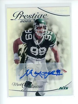 2023 Prestige MARK GASTINEAU #231 Xtra Points Silver Foil AUTO New York Jets • $14.99