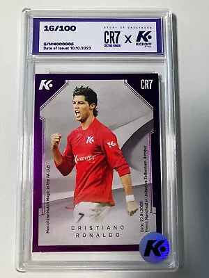 Kickoff By Zuju Story Of Greatness 2023 Cristiano Ronaldo Man Utd Epic 16/100 • £9.50