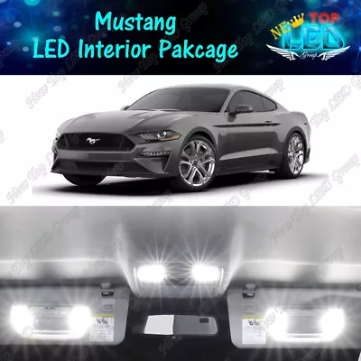 CANBUS White Interior LED Lights + Reverse Light Kit For 2015-2021 Ford Mustang • $14.79