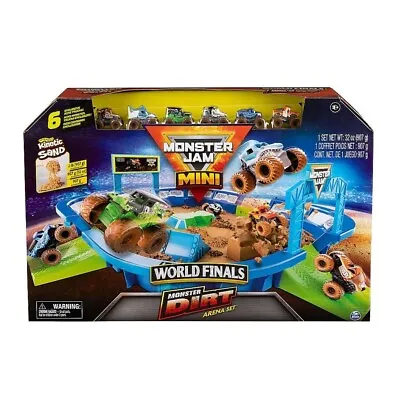 Monster Jam Mini World Finals Monster Dirt Arena With 2lbs Kinetic (Brand New) • $60