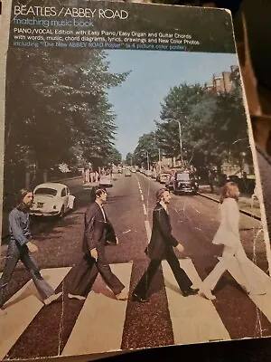 60s Beatles Abbey Road PVG Piano VOCAL GUiTAR Sheet Music Songbook Vintage • $69.99