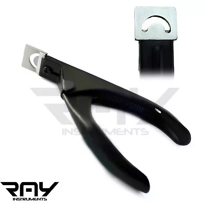 Manicure Tip Cutter Acrylic Nail Scissor Cutter Tip Clipper Nail Black Spring CE • $7.55