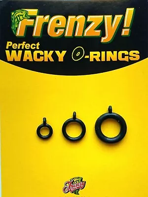 Frenzy Baits Wacky Perfect O-Ring For Wacky & Neko Rig (25 Pack) - Choose Size • $6.29